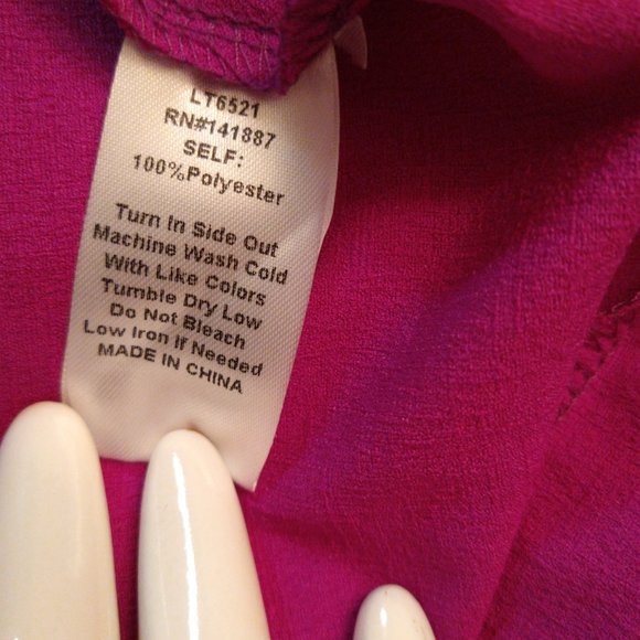 One Shoulder Ruffled  Top - Picture 8 of 8